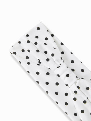 BOWKNOT POLKA DOT HEADBAND For Daily Casual Date Picnic