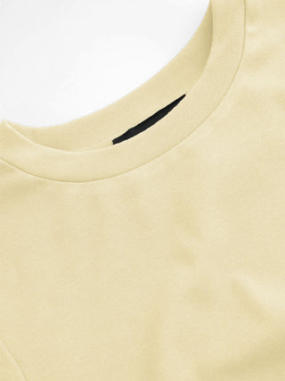 Cotton-blend Ruched Short Sleeve Tee