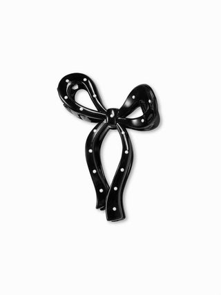 BOWKNOT POLKA DOT HAIR CLAW For Daily Casual Party/Clubbing Picnic