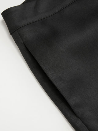 Mid Rise Wide Leg Trousers with Buckle