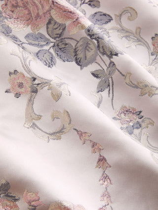 Jacquard Jacquard Floral Bandeau Bowknot Bubble Maxi Dress For Date Wedding