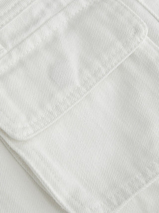 Denim Low Rise Washed Metal Detail Cargo Shorts