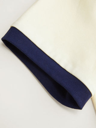 Cotton-blend New England Graphic Contrasting Binding Tee