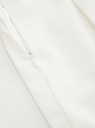 Linen-blend Linen-blend Shawl Collar Vest & Mid Rise Pleated Mini Skirt Set For Daily Casual Work