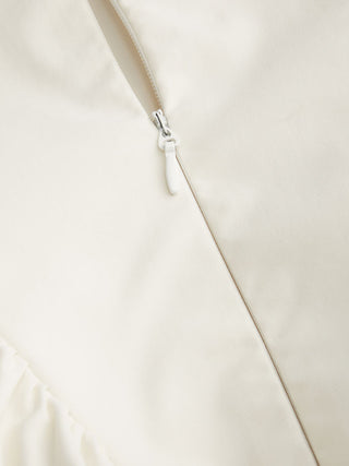 Sculptural Halter V-neck Draped Flared Maxi Dress