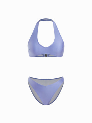 Halter Neckline Cheeky Bikini Set