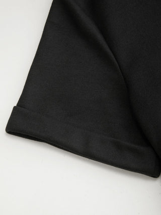 Knit Fabric Cotton-blend Hooded Short Sleeve Drawstring Metal Detail A-line Mini Dress For School Daily Casual