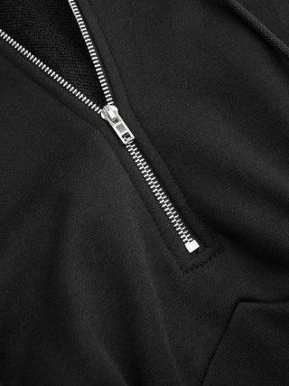 Knit Fabric Cotton-blend Hooded Short Sleeve Drawstring Metal Detail A-line Mini Dress For School Daily Casual
