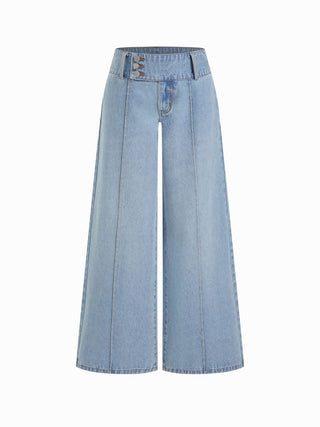 Denim Low Rise Baggy Jeans