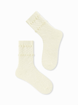 3 PAIRS CABLE KNITTED CREW SOCKS SET