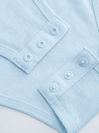 Satin Stand Collar Ruched Short Sleeve Bodysuit