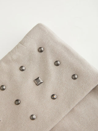 Cotton-blend Low Rise Metal Detail Micro Shorts