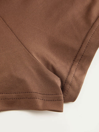 Low Rise Pleated Mini Skort