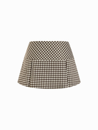 Low Rise Pleated Mini Skort