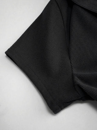 Knit Fabric Textured V-neck Ruched Front Romper For Daily Casual