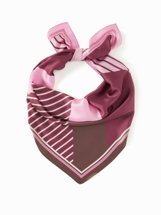 STRIPED SQUARE HEADSCARF For Music Festival/Live House Party/Clubbing