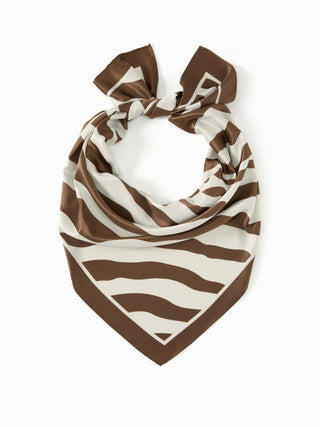 STRIPED SQUARE HEADSCARF