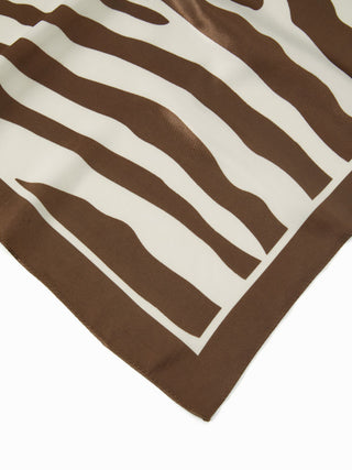 STRIPED SQUARE HEADSCARF