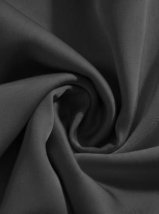 Satin High Neck Cape Sleeve Maxi Dress