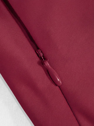 Satin High Neck Cape Sleeve Maxi Dress