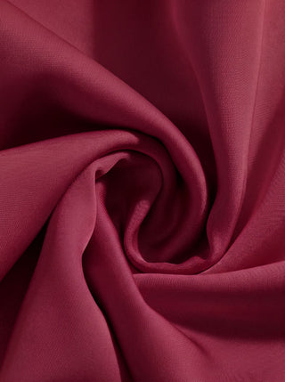 Satin High Neck Cape Sleeve Maxi Dress