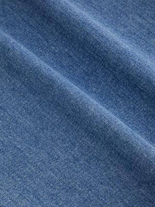 Denim Low Rise Washed Drawstring Wide Leg Jeans