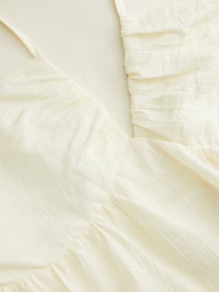 Halter Neckline Tie Back Draped Flared Maxi Dress
