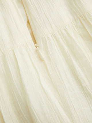 Halter Neckline Tie Back Draped Flared Maxi Dress