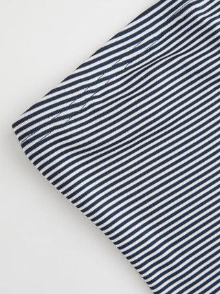 Striped Bandeau Ruffle Tiered Mini Dress