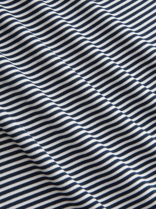 Striped Bandeau Ruffle Tiered Mini Dress