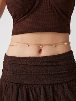 BUTTERFLY LAYERED WAIST CHAIN
