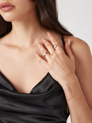 CLASSIC HAND CHAIN BRACELET For Date Party/Clubbing Wedding