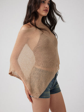 CLASSIC KNITTED CAPE