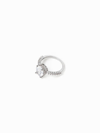Zircon RHINESTONE DECOR RING For Date Party/Clubbing Wedding