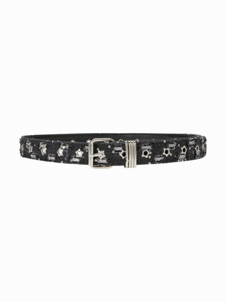 STAR EYELET BUCKLE BELT