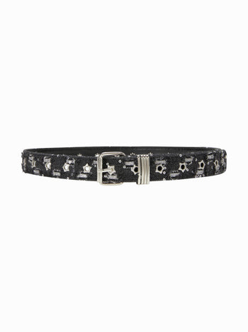 STAR EYELET BUCKLE BELT