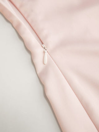 Satin Satin Floral Strapless A-line Mini Dress For Daily Casual Vacation
