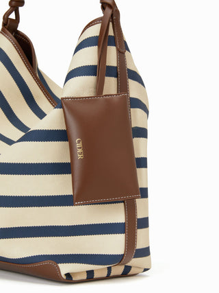 STRIPED TOTE BAG