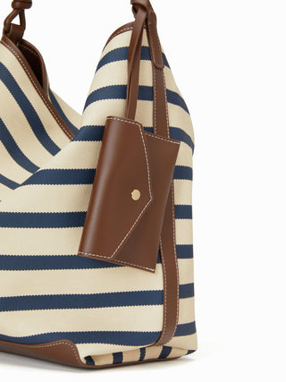 STRIPED TOTE BAG