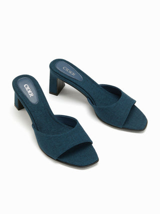 CHUNKY HEELED SANDALS For Date Party/Clubbing Vacation