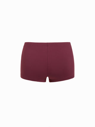 Low Rise Twist Knotted Metal Detail Micro Shorts