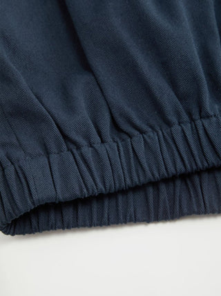 Cotton-blend Mid Rise Metal Detail Bloomer Shorts
