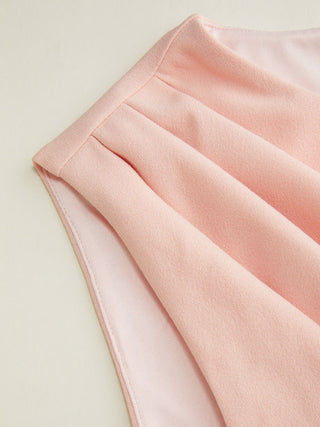 Round Neckline Ruched Maxi Dress