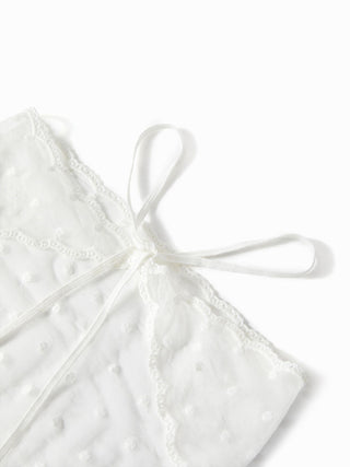 POLKA DOT LACE HEADSCARF
