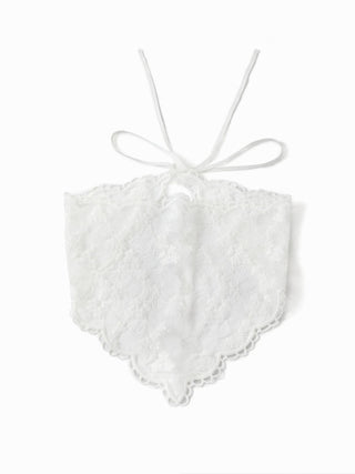FLORAL LACE HEADSCARF