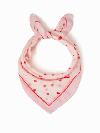 POLKA DOT SQUARE HEADSCARF For Date Picnic Vacation