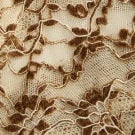 Lace Floral Jacquard Halter Neckline Bowknot Top