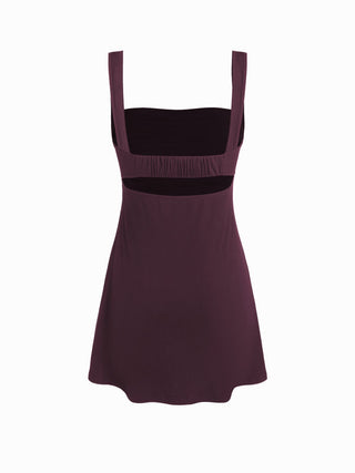 Eras Tour Outfit Taylor Outfit Corset Dress Summer Dresses Hoco Dress Homecoming Dress Hoco Dresses Party Dress For Party New Years Holiday Dress special occasion dresses Knit Fabric Ruched Square Neck Mini Dress For Daily Casual