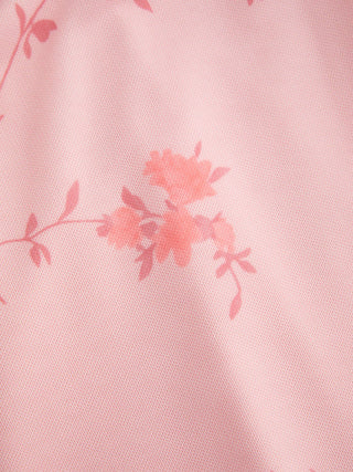 Mesh Sweetheart Floral A-line Maxi Dress