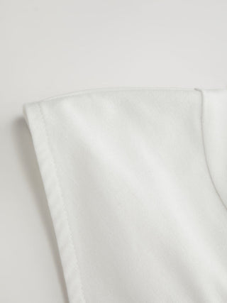 Linen-blend Linen-blend Sweetheart Neck Lace Trim Bowknot Oversized Mini Nightdress  For Home Bedroom